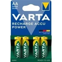 Abbildung von Varta 4 05716 Akku AA 2600mAh Recharge Accu Power NiMH im 4er Blister Akkupacks