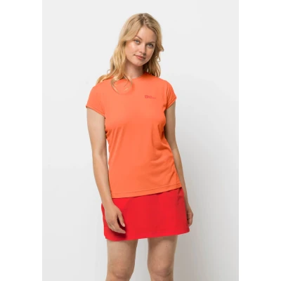 Abbildung von Jack Wolfskin Prelight Sport Tshirt, Damen, Größe: Large, Guave