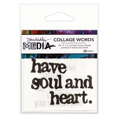 Abbildung von Ranger Dina Wakley MEdia Collage Words 2 (20sheets) (MDA63834)