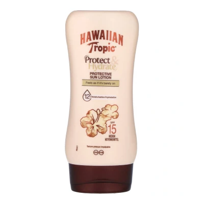 Abbildung von Hawaiian Tropic Protect &amp; Hydrate Protective Sun Lotion LSF15, 180 ml