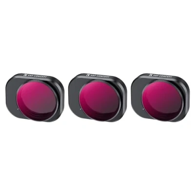 Abbildung von K&amp;F Concept Mini 4 Pro ND/PL Filter,3 Stück ND8&amp;PL,ND16&amp;PL,ND32&amp;PL Filter Kompatibel mit DJI Pro, mehrfach beschichtete HD optisches Glas, Aluminium Version