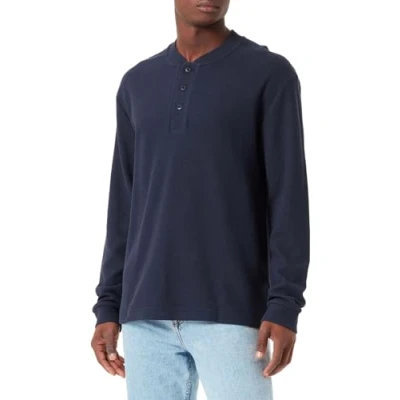 Abbildung von Marc O&#039;Polo Langarmshirt, Herren, Größe: Large, Dark navy