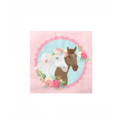 Abbildung von Sweet Horses Servietten 16 Stück