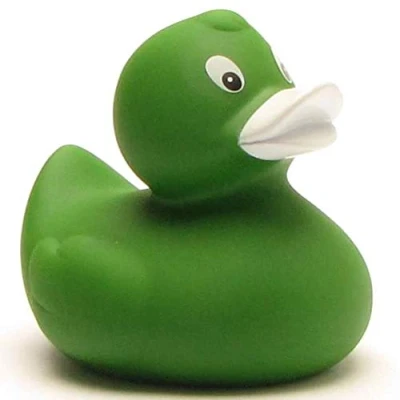 Abbildung von DUCKSHOP I Badeente Gerlinde grün Quietscheente L: 8 cm
