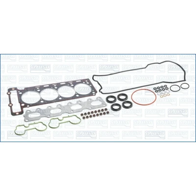 Abbildung von AJUSA 52172600 Dichtungssatz, Zylinderkopf mit Zylinderkopfdichtung, Ventilschaftabdichtung FIBERMAX MERCEDES BENZ: ML Klasse, C Klasse Limousine