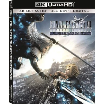 Abbildung von Final Fantasy VII: Advent Children Complete 4K Ultra HD + Blu ray Digital [Region Free] [Blu ray]