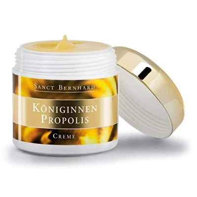 Abbildung von Sanct Bernhard Königinnen Propolis Creme mit Getreidekeim Extrakt, Karottenöl &amp; Vitamin E 100 ml