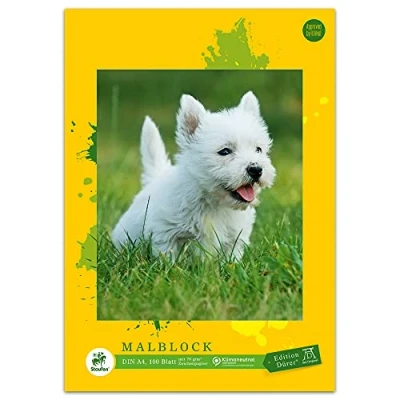 Abbildung von Format X Malblock A4 70g/qm geleimt weiß Block mit 100 Blatt