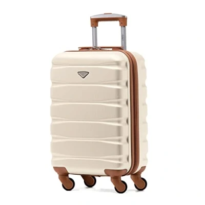 Abbildung von Flight Knight ABS Hartschalenkoffer Kabinen und Handgepackoptionen, die fur uber 100 Fluggesellschaften zugelassen sind, darunter easyJet, British Airways, RyanAir, Virgin Atlantic, Emirates