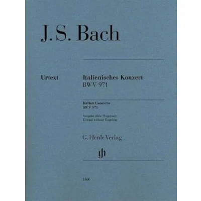 Abbildung von Italienisches Konzert: Besetzung: Klavier zu zwei Händen (G. Henle Urtext Ausgabe)