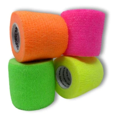 Abbildung von LisaCare Pflasterverband 5cm x 4,5m 4er Neon Mix 4 St
