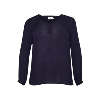 Abbildung von Kaffe Curve AMI Bluse, Damen, Größe: 48, Dawn purple