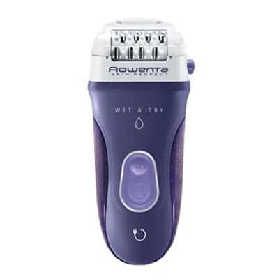Abbildung von Rowenta EP8050 Skin Respect elektrischer Epilierer für Frauen Wet&amp;Dry, mit 5 Zubehörteilen und Technologie, welche die Haut respektiert