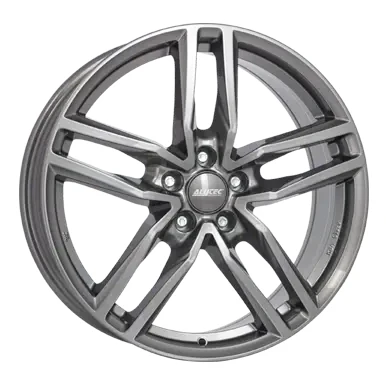 Abbildung von ALUTEC 5 loch 16Zoll 112mm Alufelge Ikenu gun metal grey IKE65650V27 9 Felge