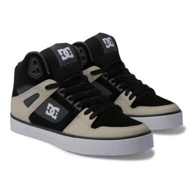 Abbildung von DC Shoes PURE WC Sneaker high, Größe: 44, Xksc black grey brown Leder und textil