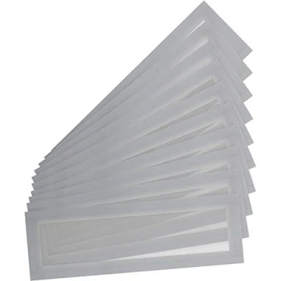 Abbildung von Tarifold Es 195209 Pack mit 10 magnetischen Bilderrahmen, A5/A4, für Etiketten (H 55 x L 210 mm), Magnet PRO magnetische Whiteboards, Farbe Silbergrau