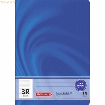 Abbildung von BRUNNEN SchulheftA4 Vivendi Lineatur 3R, mit Rand, 32Blatt