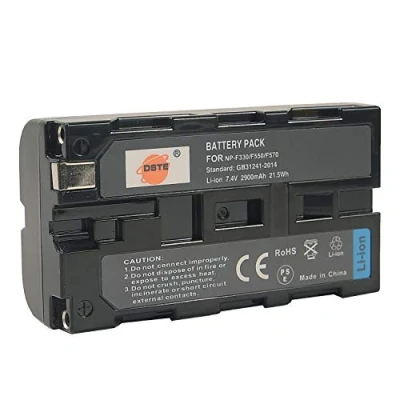 Abbildung von DSTE Ersatz Batterie Akku Kompatibel für NP F550 und F570,NP F330,NP F750,NP F970 CCD RV100 RV200 SC5 SC55E SC55 SC6 SC7/E SC9 TR1 Kamera