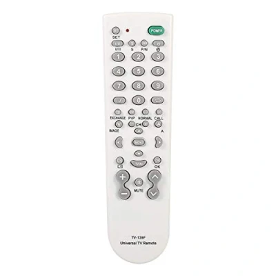 Abbildung von Intelligente Universal TV Fernbedienung, Ersatzfernbedienungseinheit 139F / Geringer Stromverbrauch/Klein/Weiß