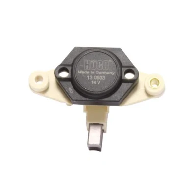 Abbildung von HITACHI 130503 Lichtmaschinenregler 14 VOLKSWAGEN: GOLF 2, TRANSPORTER 3 Pritsche/Fahrgestell, 4 Bus, AUDI: Quattro, Cabriolet B4