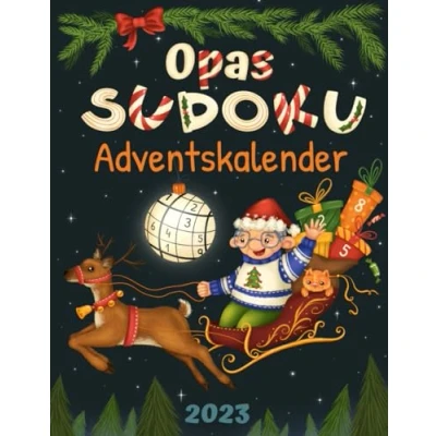 Abbildung von Opas Sudoku Adventskalender 2023: Senioren für Opa mit 72 Rätseln in großer Schrift