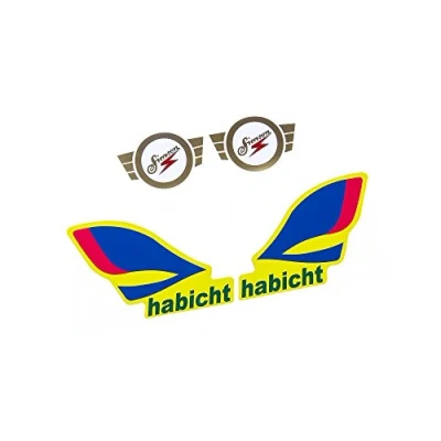 Abbildung von Set Aufkleber / Klebefolie Simson Habicht SR4 4