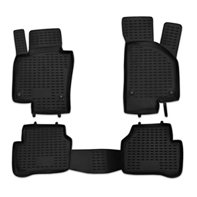 Abbildung von AD Tuning FM21017 Passform Gummifußmatten (5 teilig), schwarz