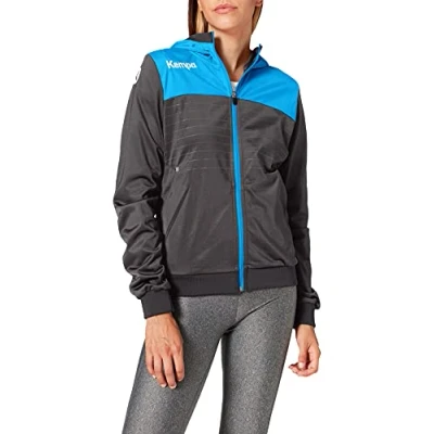 Abbildung von Kempa Damen Emotion 2.0 Kapuzenjacke, Anthra/kempablau, XL