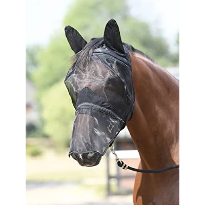 Abbildung von Busse everline Fliegenmaske FLY PROTECTOR, schwarz, Vollblut