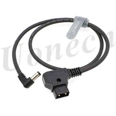 Abbildung von Uonecn Anton Bauer Power Kable D tap auf DC 2,1 12V Rechtwinkliges für KiPRO LCD Monitore 60CM.