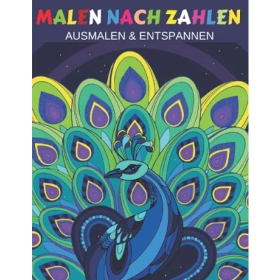 Abbildung von malen nach zahlen Ausmalen &amp; Entspannen: Malbuch für erwachsene mit komplexen fantastischen Motiven zum Entspannen buch ... Frauen