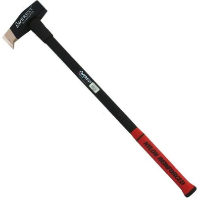 Abbildung von Connex Spalthammer Vibrationsarmer Glasfaserstiel Ideale Kraftübertragung, 4200 g, 90 cm Länge, Gummiertes Griffende Mit Wendenase