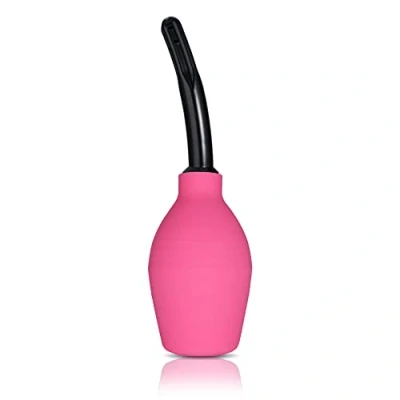 Abbildung von TopQuaFocus 294 ml Klistierbirnen Set für Männer und Frauen Darmreinigung, Analdusche, Vaginaldusche, Dusche Einläufe, 11,9 cm Spitzen (rot)