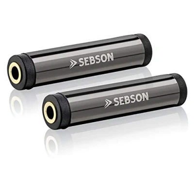 Abbildung von SEBSON 2x Klinken Kupplung 3,5mm Stereo, weiblich/weiblich AUX Adapter Audio