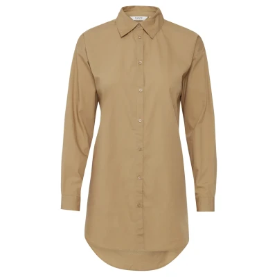 Abbildung von b.young Bygamze Hemdbluse, Damen, Größe: 36, Tannin