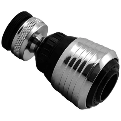 Abbildung von eyepower Waschbeckenbrause Wasserhahn Aufsatz 360 Schwenkbrause Perlator Sparventil Strahlregler