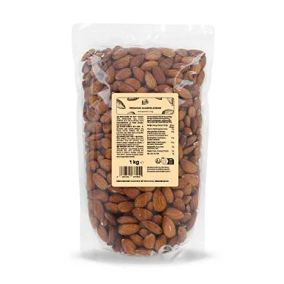 Abbildung von KoRo Mandelkerne Nonpareil Premium 1 kg Mandeln mit Schale Naturbelassen und ungeschwefelt