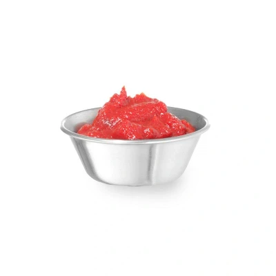 Abbildung von HENDI Soßenschälchen 12 Stk. aus Edelstahl 340 ml ø 10 x 7,5 cm, Gastro Saucen Schale