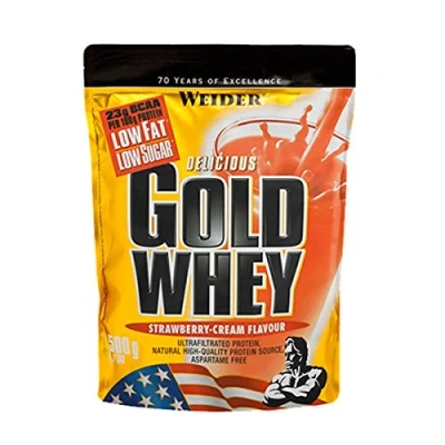 Abbildung von Weider Gold Whey Protein Vanille, Low Carb, Eiweißpulver für Fitness und Bodybuilding, 500g