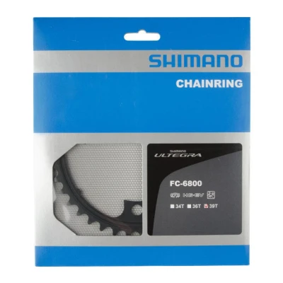Abbildung von Kettenblatt 39T Shimano Ultegra FC 6800 (MD) 2x11 Fach Schwarz