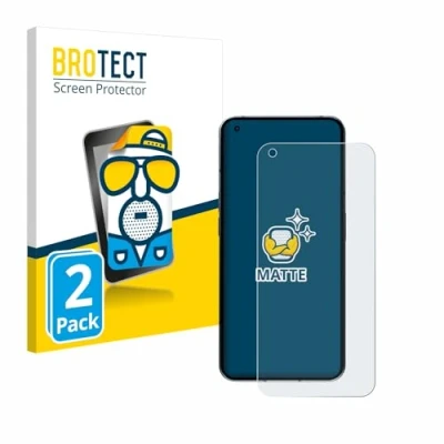 Abbildung von BROTECT Entspiegelungs Schutzfolie für Nothing Phone (1) (case friendly) (2 Stück) Matte Displayschutz Folie, Anti Reflex, Fingerprint