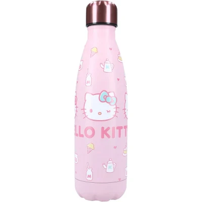 Abbildung von Hello Kitty Trinkflasche 700ml Edelstahl Wasserflasche für Schule &amp; Freizeit