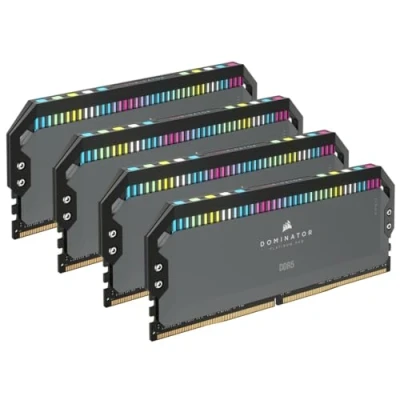 Abbildung von Corsair DOMINATOR PLATINUM RGB DDR5 RAM 64GB (4x16GB) 5600MHz CL36 Intel XMP iCUE Kompatibel Computer Speicher Schwarz (CMT64GX5M4B5600C36)