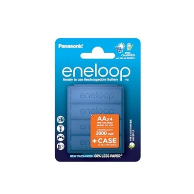 Abbildung von Eneloop NiMH Mignon battery 2000 mAh, 4er Akkupacks mAh (1,2 V, 4 St)