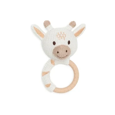 Abbildung von Jollein 101 007 67076 Rassel/Beißring Giraffe weiß/beige