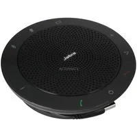 Abbildung von Jabra Speak 510+ Konferenzlautsprecher Microsoft zertifizierter tragbarer Lautsprecher mit Bluetooth Adapter und USB Anschluss Für Laptop, Smartphone Tablet