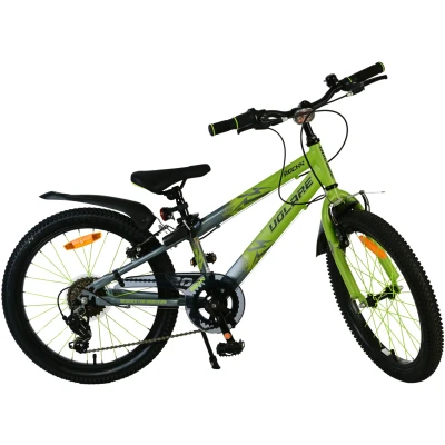 Abbildung von Volare Rocky Kinderfahrrad 20 Zoll 7 Gänge Grün Grau