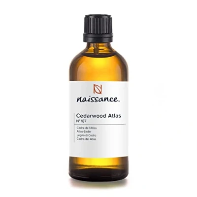 Abbildung von Naissance Zedernholzöl, Atlas (Nr. 187) 100ml 100% Naturreines Zedernholz Ätherisches Öl für Naturkosmetik, Aromatherapie, Duftlampe Duftöl Aroma Diffuser