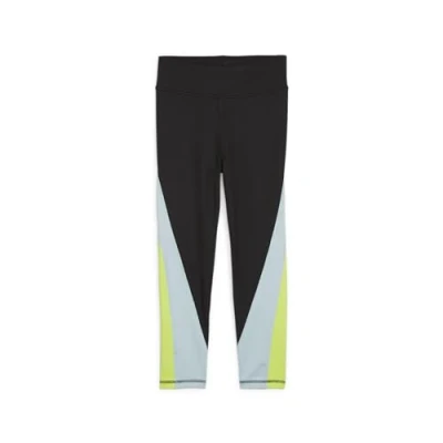Abbildung von Puma FIT HIGH Waist Tights für Kinder, Größe: 176, Black/lime