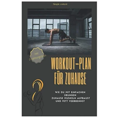 Abbildung von Workout Plan für Zuhause: Wie du mit einfachen Übungen Zuhause Muskeln aufbaust und Fett verbrennst.